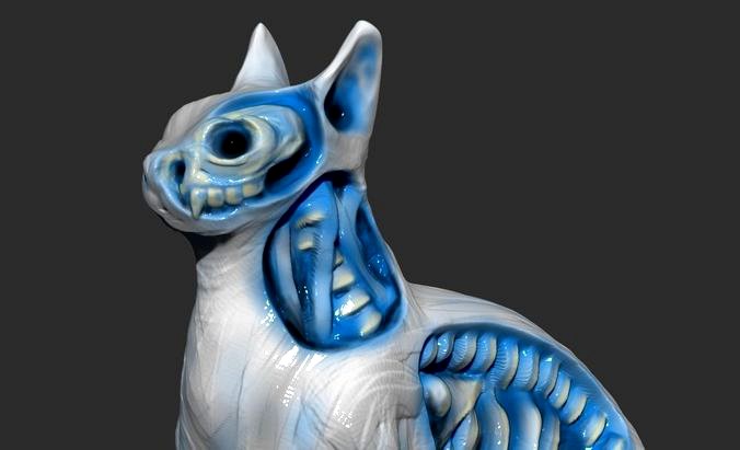 White Walker Cat | 3D