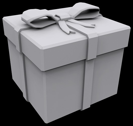 Presents box square | 3D