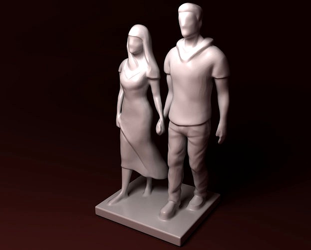 Walking together | 3D