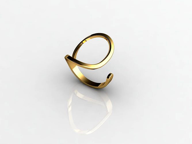 Fashion Ring open | 3D