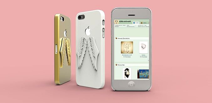 iPhone 5 Angel Wings case | 3D