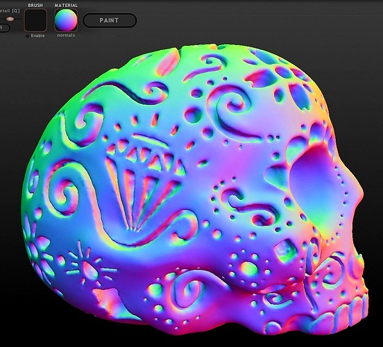 Patterned Skull  | 3D