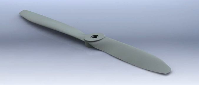 APC 13x4W Propeller  | 3D