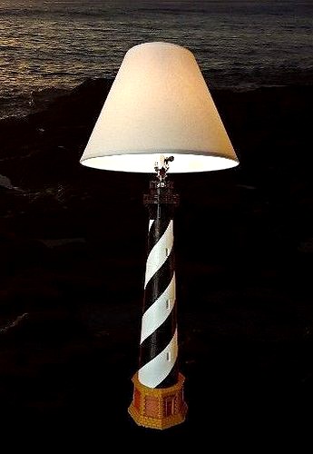 Cape Hatteras Lighthouse Lamp | 3D