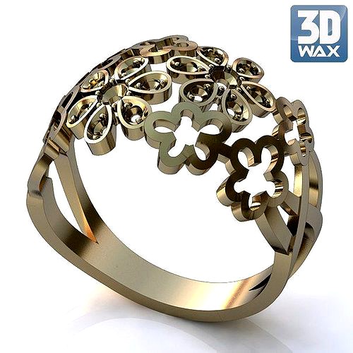 Ring flower m3 | 3D