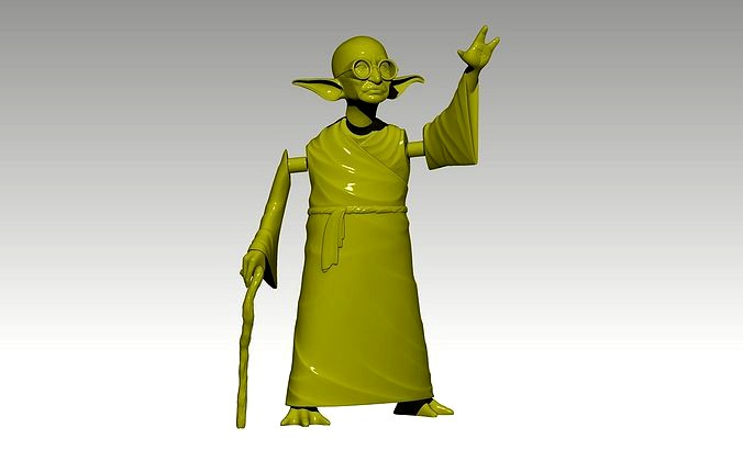 YoGandhi articulating | 3D