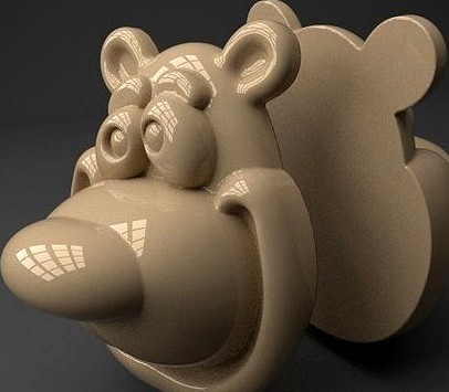 bear solid | 3D