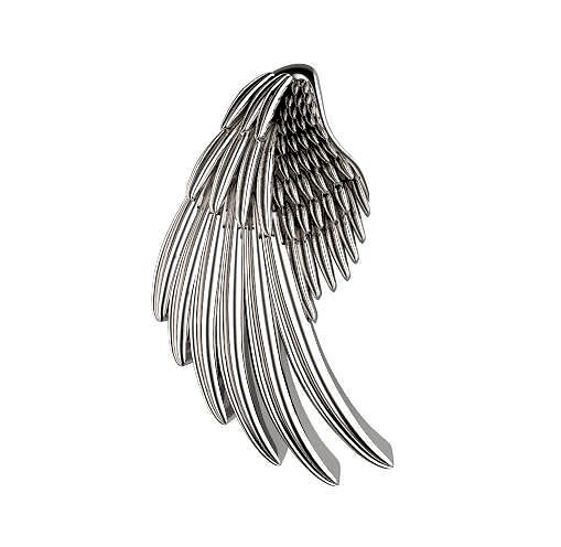 20mm Single Wing Slider Pendant | 3D