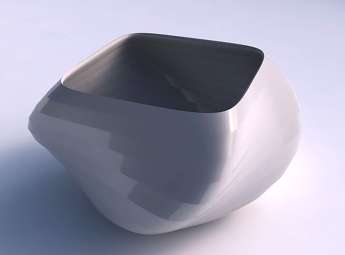 Bowl helix with small horizontal sections | 3D