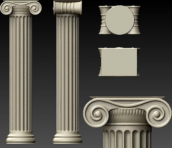 ionic column | 3D