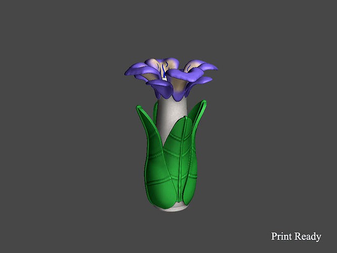 Vase Flower Sculpture - version 2 | 3D