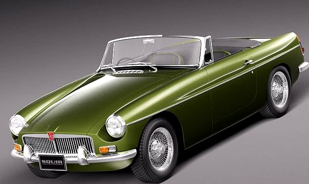 MG MGB 19621980 3D Model