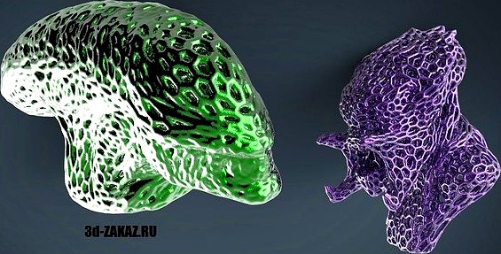 Alien vs  Predator  style Voronoi | 3D