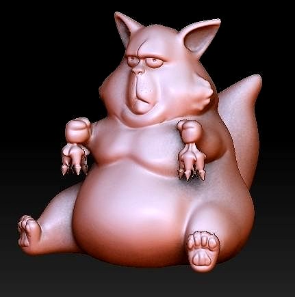 Fat Cat | 3D