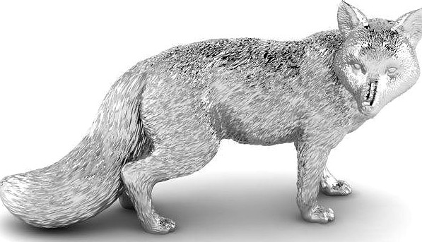 Little Fox statue | 3D