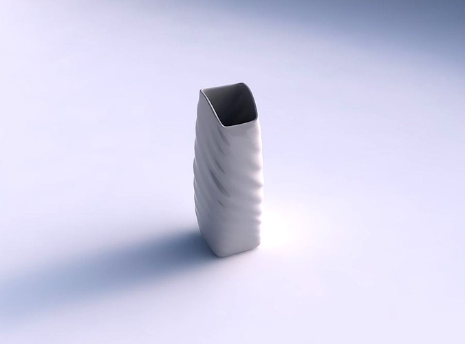 Vase arc rectangle with relaxed large twists | 3D