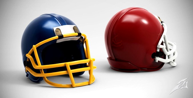 American Football Helmet  | 3D