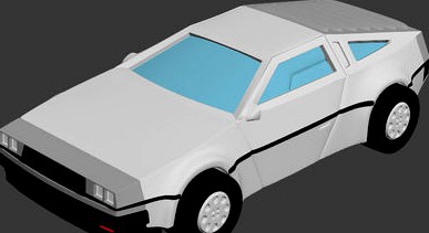 1981 DeLorean-DMC12 3D Model For Printing | 3D