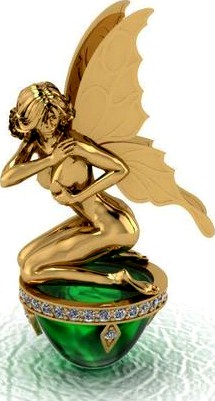 Fay Fairy pixie pendant | 3D