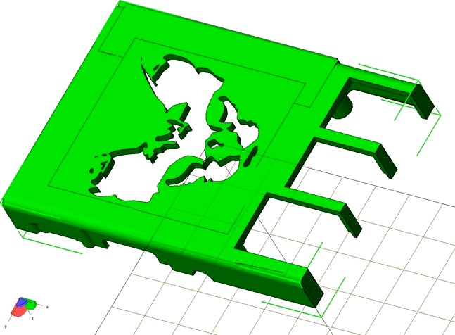 raspberry pi case with savannah cat face | 3D