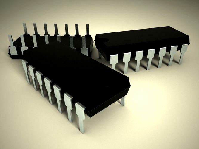 3d model of chip 14 feet | 3D