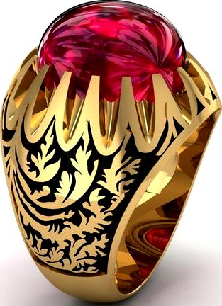 27 Luxury Ruby Ring | 3D