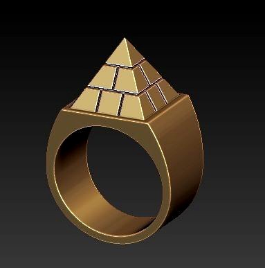 Pyramid ring 3D download | 3D