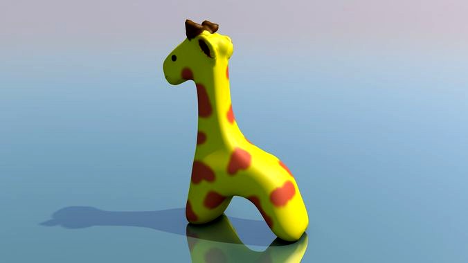 Cute Giraffe Toy | 3D