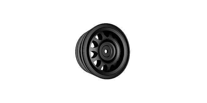 RC Car Drift Wheel Steelwheel   width 24mm   offset plus 4mm | 3D