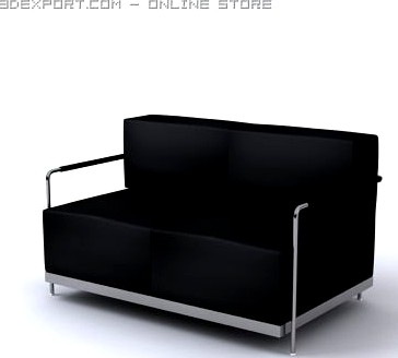 Casper Two Seater Sofa 3D Model