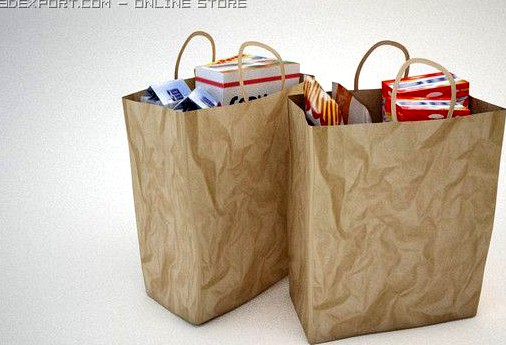 Shopping Bag 3D Model