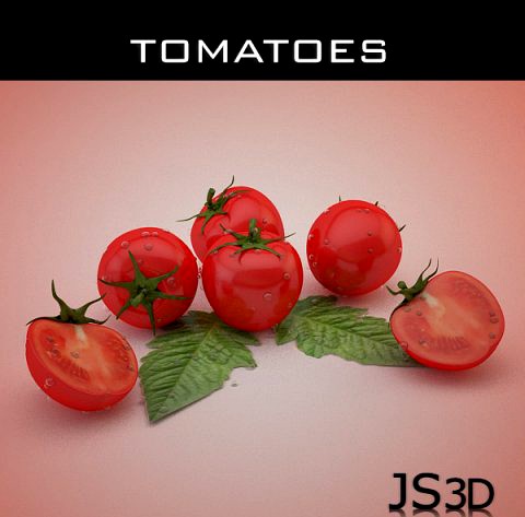 Tomatoes 3D Model