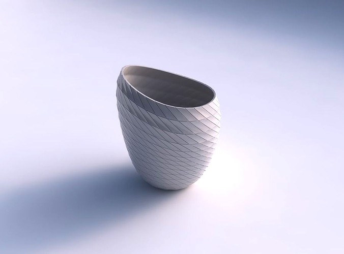 Bowl Spheric Lattice with grid plates | 3D