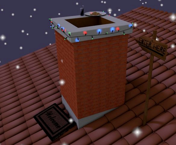 Waiting For Santa Claus 3D Model