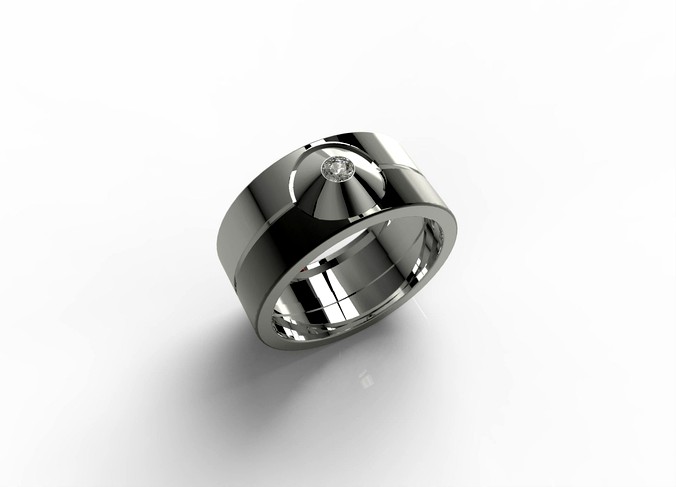 Anello Fascia con diamante Uomo Vuitton  | 3D