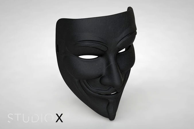 Guy Fawkes Mask | 3D