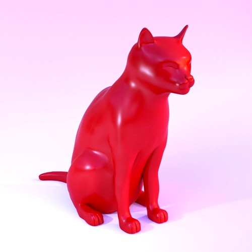 Cute cat sculpt | 3D