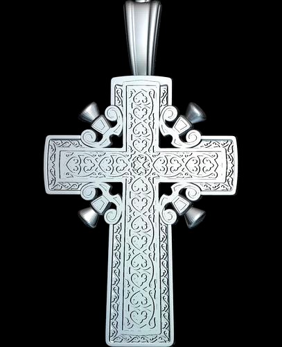 97 RELIGION Pectoral Cross | 3D