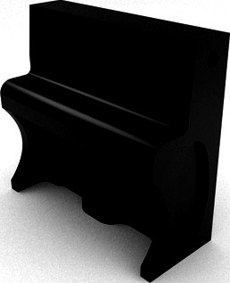 Keychain Piano | 3D