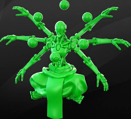 Zenyatta - Overwatch | 3D