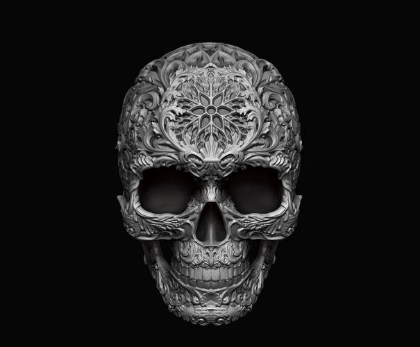 Skull ornamental | 3D