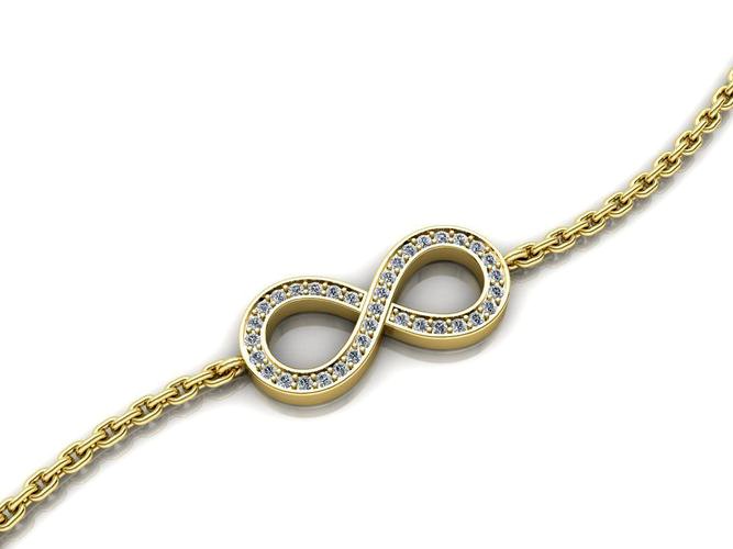 Tiffany Infinity Braclet or Pendant | 3D