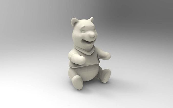Winnie The Pooh 3d Printable  | 3D