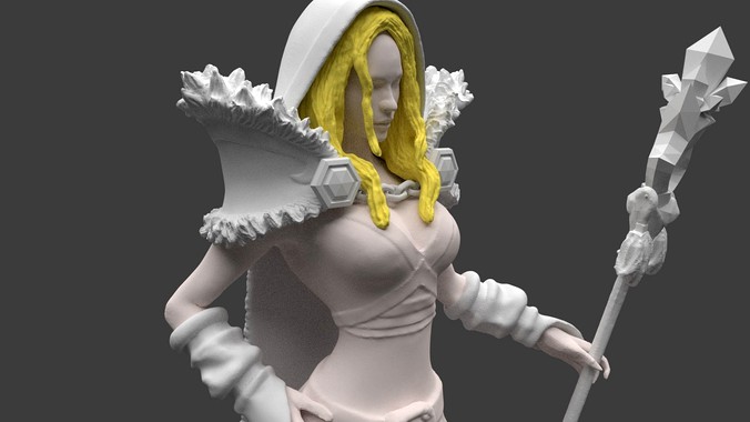 Dota 2 Crystal Maiden  3D Print Model | 3D