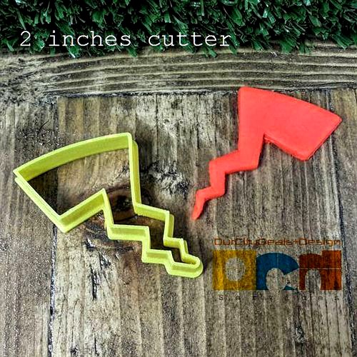 Pokemon Pikachu Tail cookie cutter | 3D