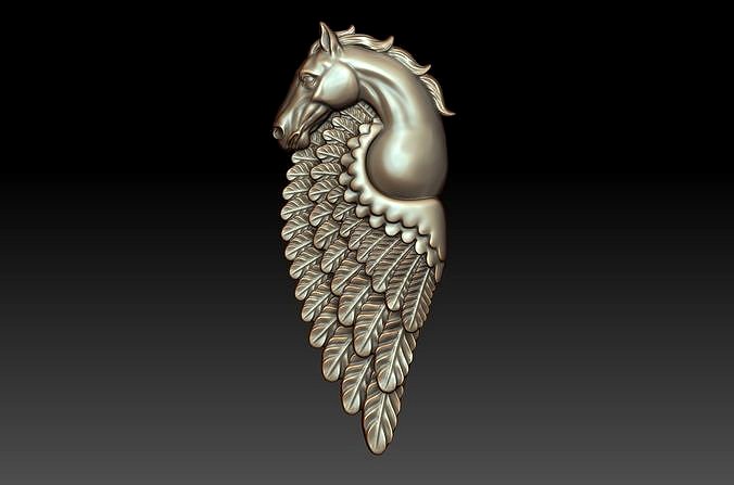 Pegasus pendant | 3D