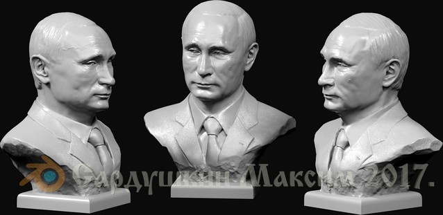 Putin V  bust2 | 3D