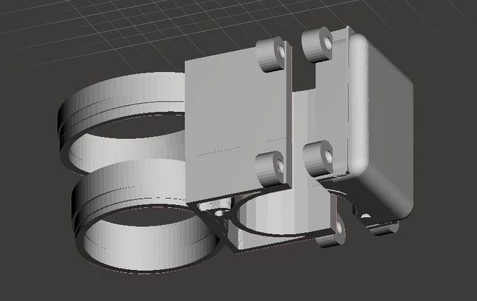 metal detector pinpointer holder | 3D