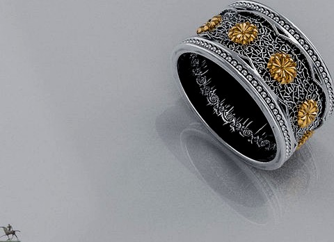 Gothic ring  | 3D