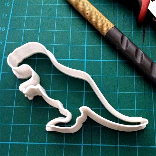 Dino Tyrannosaurus Rex cookie cutter | 3D